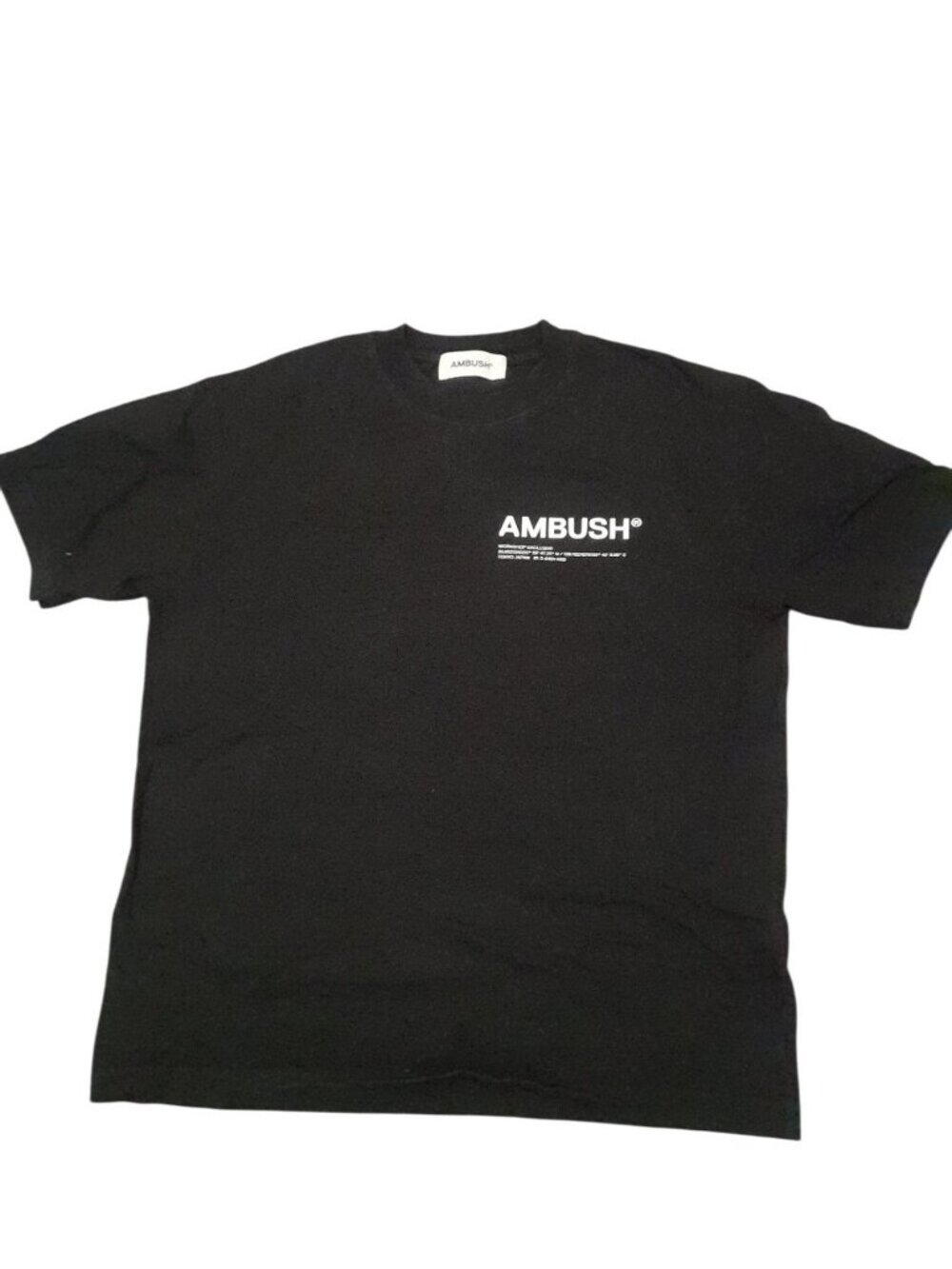 AMBUSH Black Logo Cotton T-Shirt